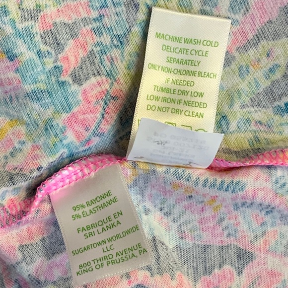 Lilly Pulitzer PJ Knit LS Button Up Top Oyster Bay Navy Seen and Herd Knit NWT - Picture 10 of 16